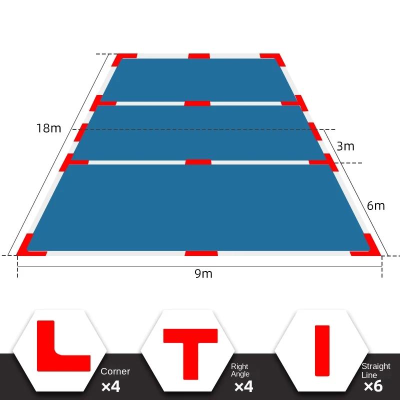 Temporário campo linha marcação linha, voleibol e badminton - Image 1