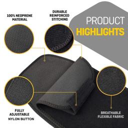 Sweat Band Waist Trainer para Mulheres e Homens, Estômago Body Band, Barriga Envoltório, Treinamento Bandagem, Cinto de Suor, 1Pc - Image 2
