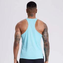 Camisola de Alças Masculina e Feminina de Atletismo, Colete Running, Speed Sports, Camisas Fitness, Rapazes Atleta, Atletismo, Maratona, Roupas Sem Mangas - Image 5