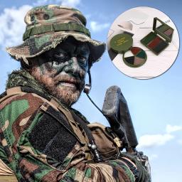 Camuflagem Face Paint Suit para Caça, Campo CS, Fãs do Exército, Atividades de Arte, Paleta Cosplay, Pintura Tiro, 3,5 cores - Image 1
