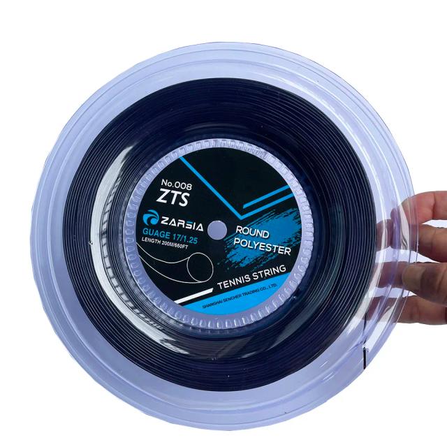 Corda de Tênis Durável de Poliester Zarsia 4G 1.25mm 200m para Raquete