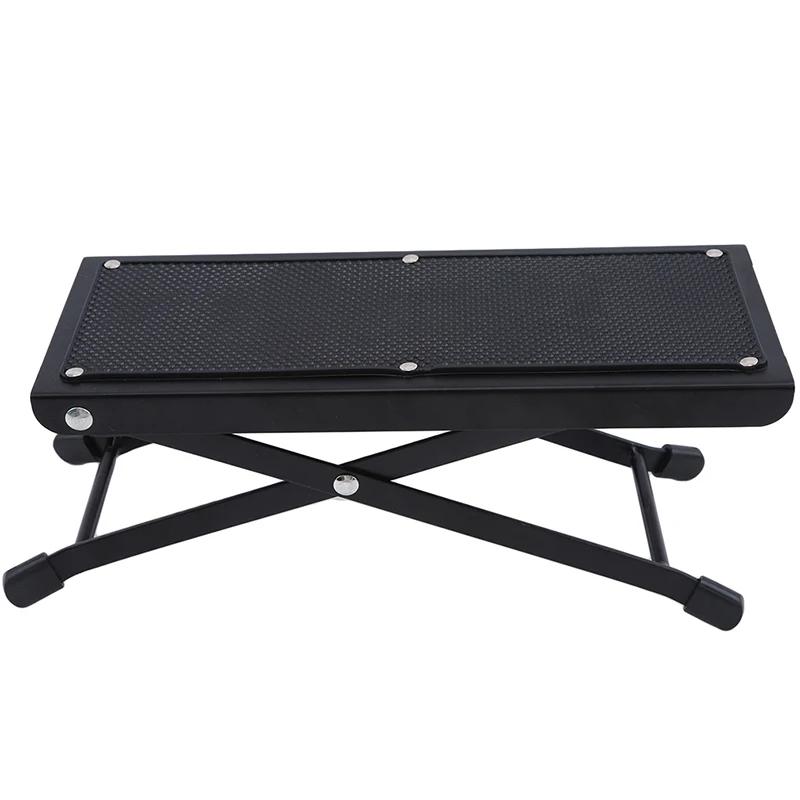 Pedal de guitarra com altura ajustável, antiderrapante Pad, Guitar Neck Stand, Footstool Acessórios - Image 1