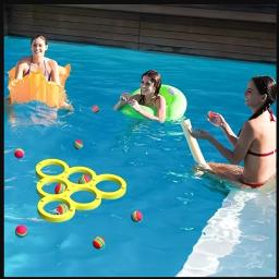 Brinquedo de jogo de piscina flutuante para esportes aquáticos Fun Splash - material EVA durável, bola de cor aleatória, perfeito para diversão no verão - Image 2