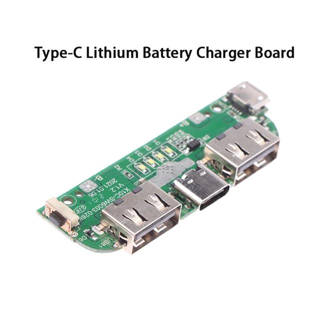 Carregador Dual USB Tipo-C de Alta Qualidade com Placa SW6003 para DIY e Banco de Energia Móvel