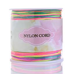 IYOE-Cordão De Nylon Colorido para Fazer Jóias, Thread Trançado, Thread Gradiente, Pulseira Artesanal, Colar, 28 Cores, 0,8mm x 95m - Image 6