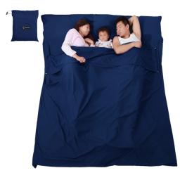 210cm acampamento ao ar livre saco de dormir forro leve macio saco de dormir viagem do hotel folha saco para acampamento mochila viajar - Image 1
