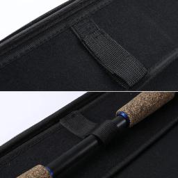 Sougayilang novo saco de pesca isca caso armazenamento alta qualidade preto casca dura vara de pesca saco portátil multiuso vara enfrentar - Image 4