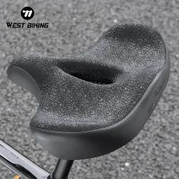 West bike-sela de bicicleta ergonômica, assento confortável e macio, resistente a choques, para mtb e bicicleta - Image 1