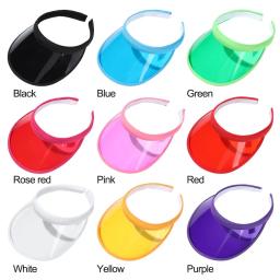 Verão viagem casual pvc proteção uv esportes chapéu praia boné viseira de sol daszek uv - Image 5