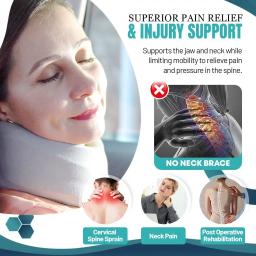 Almofada Ortopédica Cinta De Pescoço, Suporte Cervical, Trator Corretor De Postura, Cinta De Pescoço, Colar Cervical, Alívio Da Dor, Pressão - Image 3
