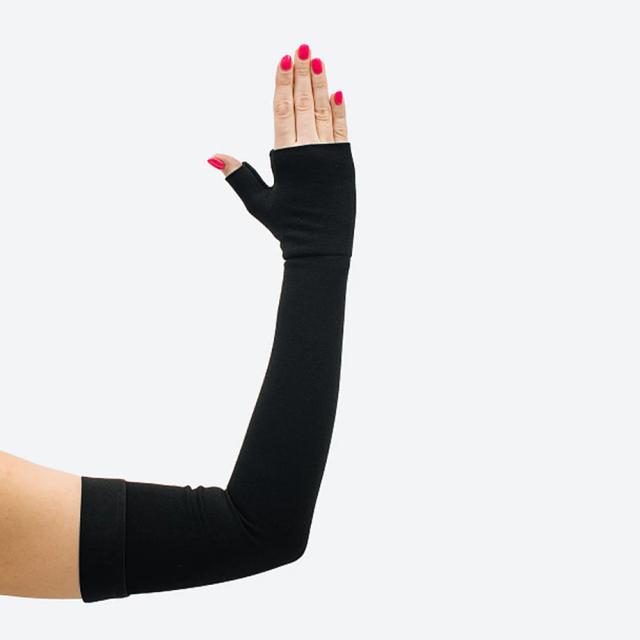 Luva de Compressão Unisex Respirável para Braço com Proteção UV para Esportes como Voleibol e Basquetebol - 1 Unidade