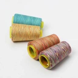 Arco-íris Cor Linha De Costura, Fio para Mão Quilting, Bordado, Ferramenta De Fio De Fibra, Acessórios De Costura De Mão, 402, 3000 Yard - Image 5