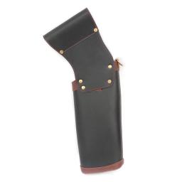 Tiro com arco Cowhide Leather Arrow Bag, aljava portátil, setas da mão direita, caça ao arco, acessórios de tiro, 20-30pcs - Image 2