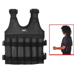 50 kg masculino feminino treino colete de peso ajustável weight training exercício esportes boxe fitness ao ar livre (pesos não incluídos) - Image 2