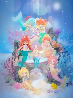 Xingyunlai Mermaid Adventure Story Series Bonecas, Mala cega, Kawaii Action, Mystery Figure Toys, Hobbies, Presentes de aniversário, 1/12 Bdj - Image 2