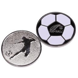 Árbitro flip moedas arredondado bordas futebol jogar moedas liga ferramentas de julgamento profissional futebol flip coins juiz jogar moedas - Image 1