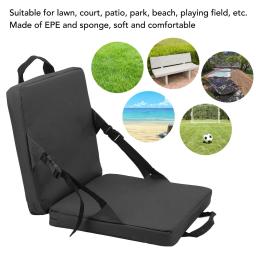 Assentos do estádio para arquibancadas extra largo com encosto assento de almofada de pesca para pátio do jardim, caminhadas de acampamento-escolha de cor - Image 1