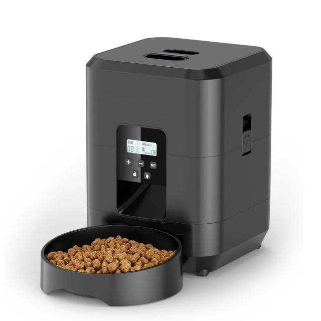 Alimentador Pet Smart Timing Automático com Controle Remoto pelo App Tuya, Ideal para Cães e Gatos Pequenos – Capacidade de 2L