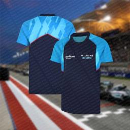 T-Shirt Desportiva F1 Racing, Respirável, Rapidez de Secagem, Gola Redonda, Kit de Equipa, Top para Competição Diária, Novo, 2022, 2024 - Image 4