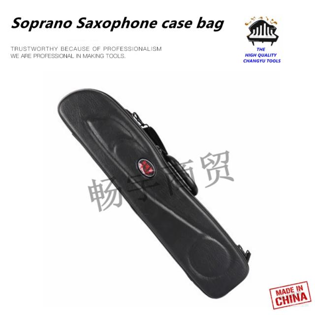 Estojo portátil à prova d'água para saxofone soprano – proteção ideal para seu instrumento de sopro