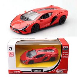 Lamborghini Sian Carro Modelo, Metal Diecast, Arte Miniatura Veículo, Coleção Hobby, Presente de Natal, Brinquedo Boy Friend, 1:36 - Image 6