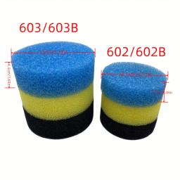 Esponjas de substituição do filtro para aquário, aquário externo, esponja pré-filtro, SUNSUN HW-602 603 602B, 3pcs - Image 4