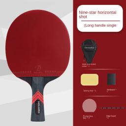 Raquete de tênis de mesa profissional única raquete 7 estrelas 9 estrelas competição de carbono alta salto raquete de tênis de mesa ping pong paddle - Image 5