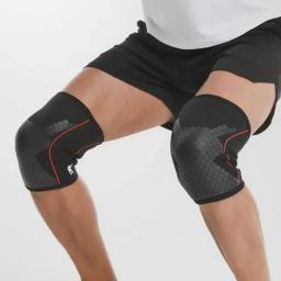 1 pçs 7mm neoprene joelheiras para levantamento de peso compressão joelheira suporte para agachamentos crossfit treinamento treino - Image 3