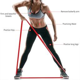 Faixa Power Fitness para Exercícios de Treino, Resistência ao Exercício, Elástico, Crossfit, Músculos Fortes, Equipamento de Ginástica, 208cm - Image 5