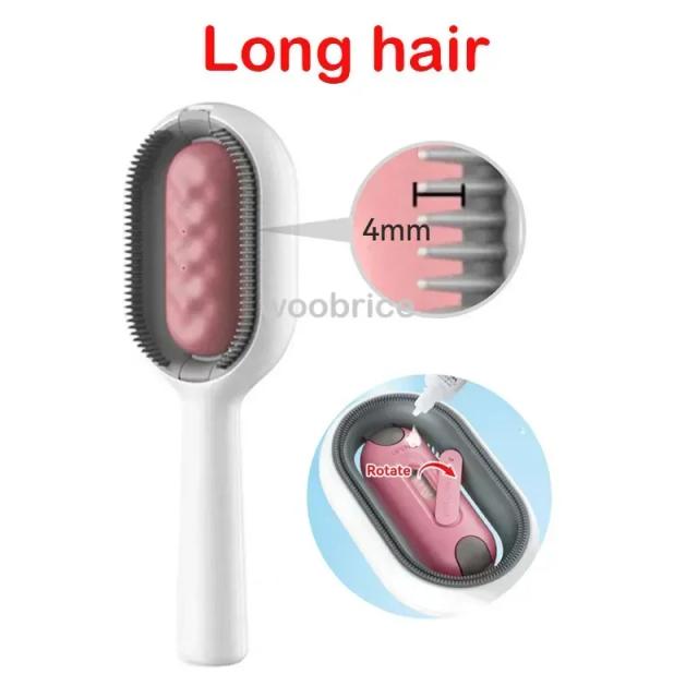 Escova Removedora de Pelos para Gatos e Cães com Massagem - Produtos de Grooming e Acessórios para Animais