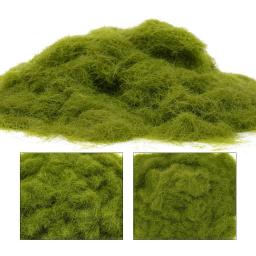 Nylon Artificial Grass Pó para Model Railway, Cenário Verde, Grama Pó, Modelagem Hobby, Artesanato Acessório, 30g, 3mm - Image 1