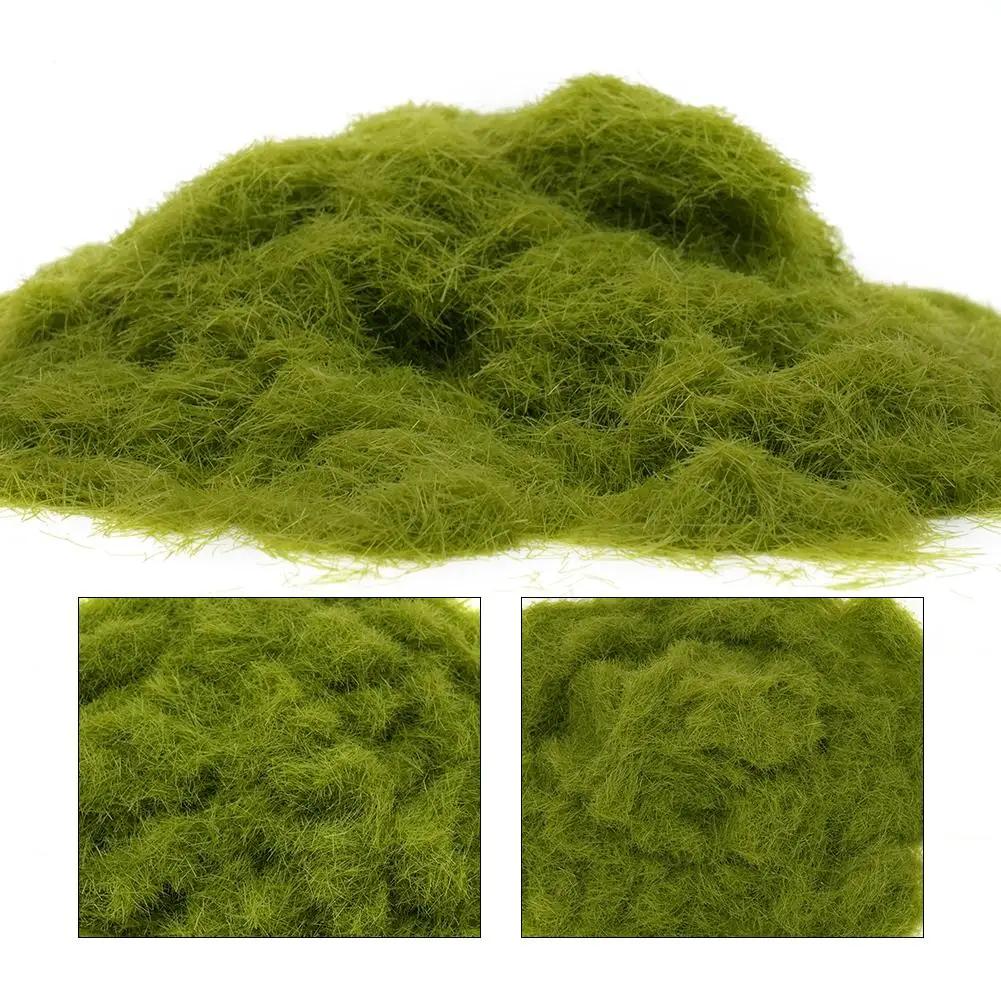Nylon Artificial Grass Pó para Model Railway, Cenário Verde, Grama Pó, Modelagem Hobby, Artesanato Acessório, 30g, 3mm - Image 1