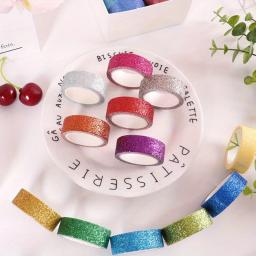 Fita vibratória de 15MM * 5M/rolo |   Adesivo decorativo de alta qualidade para artesanato DIY, embrulho de presente, planejadores e scrapbooking - Image 3