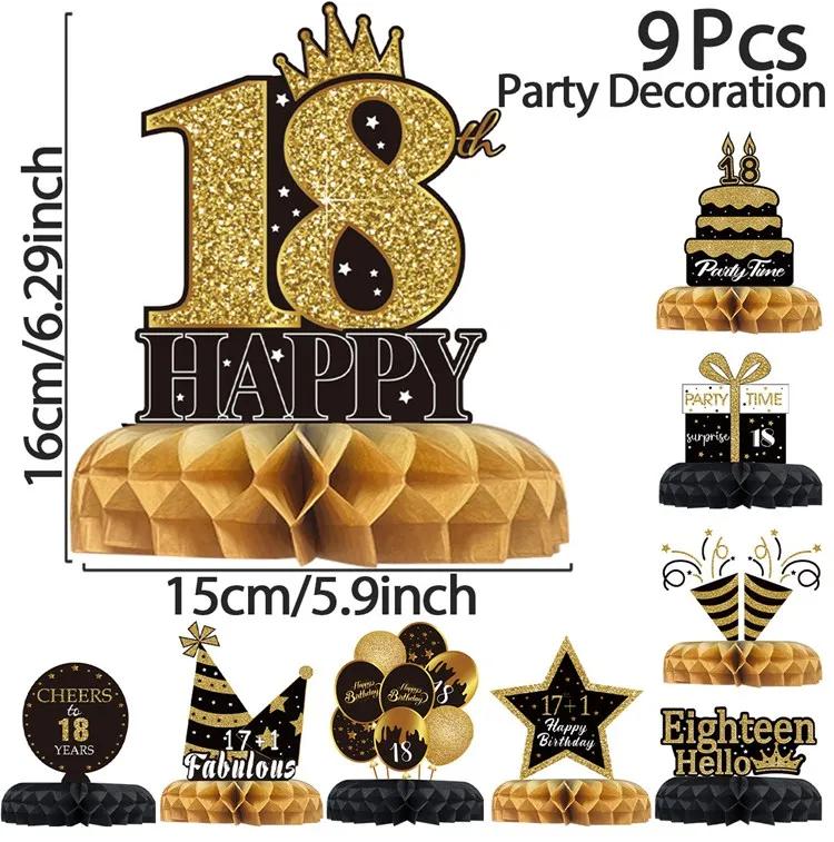Decoração para Festas de Aniversário, Artigos para Adultos, 18 Anos, 21 Anos, 30 Anos, 40 Anos, 50 Anos, 60 Anos, 65 Anos - Image 1