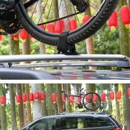 Bicicleta Suporte Da Roda Traseira, MTB Garfo Instalação Mount, Carro Telhado Rack Transportadora, Acessórios De Ciclismo, Cremalheira De Bagagem, Fixador - Image 6