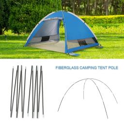Pólo de barraca de acampamento de fibra de vidro, hastes de suporte ao ar livre, kit de molduras de toldo, substituição de poste de barraca, acessórios de acampamento, tendas - Image 4