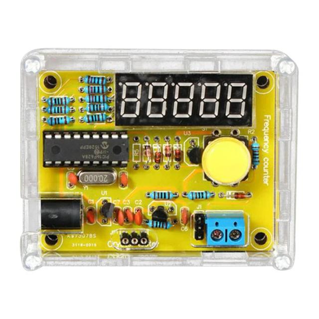 Módulo Contador Digital de Frequência com Oscilador de Cristal e Display de 5 Dígitos - Testador DIY 1Hz a 50MHz