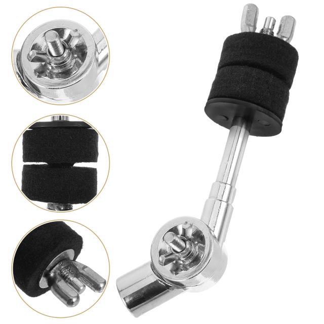 Suporte Ajustável de Lança para Címbalo com Conector e Extensão para Tambor