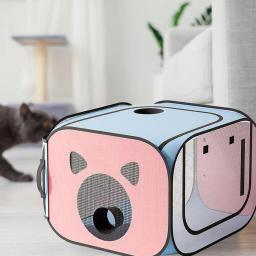 Caixa de secagem dobrável multifuncional, transportadora de viagem impermeável para cães e gatos, portátil, profissional, conveniente - Image 1