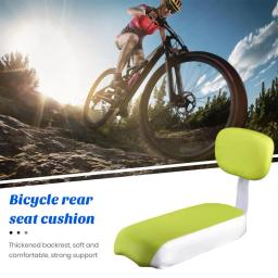 Almofada do assento traseiro de bicicleta com apoio para os pés, Esponja De Enchimento, Almofada do assento traseiro, Crianças, Portador de Segurança Infantil - Image 4