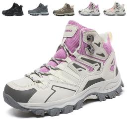 Sapatos de escalada respiráveis para mulheres e homens, Botas ao ar livre, Botas de caminhada unissex, impermeável, ao ar livre, 2024 - Image 2