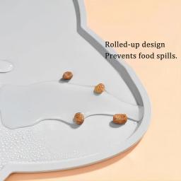 Non-Stick impermeável Silicone Pet Feeding Mat, Food Feeding Pad, Tigela de cachorro e gato, Alimentador de cachorro, Almofada de água - Image 3