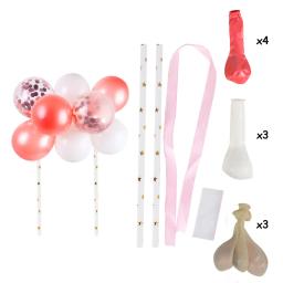 Látex Balão Decorações Do Bolo, Lantejoulas De Metal, Balões De Confete, Crianças Festa De Aniversário Decoração Do Bolo, Casamento, Decoração Do Chuveiro Do Bebê, 5 ", 10 Pcs - Image 3