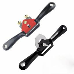 Ajustável madeira mão plaina, aparar ferramentas manuais, madeira corte borda cinzel ferramenta com parafuso ou lâmina, 9 "avião spokeshear - Image 2