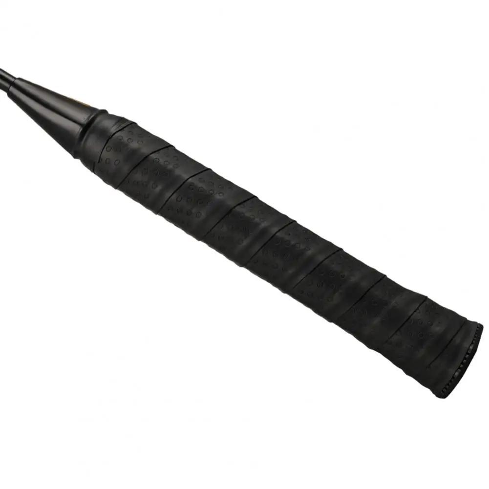 Fita de raquete de tênis de couro falso, autoadesivo Badminton Grip, Luva de proteção antiderrapante para raquete Fita de beisebol - Image 1