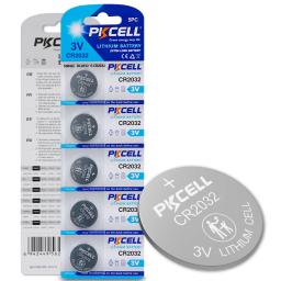 Pkcell-40 peças de baterias de lítio, kit com botões cr2032, br2032, dl2032, ecr2032, moeda, para relógio, controle remoto - Image 3