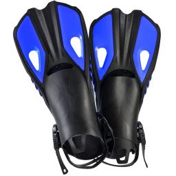 Barbatanas de snorkel nadadeiras de mergulho curto sapo sapatos teia de pato ajustável silicone tamanho de viagem salto aberto adulto das mulheres dos homens juventude criança - Image 3