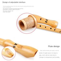 Agudos clarinete flauta de madeira com caixa de armazenamento, aprendizagem iniciante, instrumento profissional, germânico, estilo barroco, 8 buracos, 1pc - Image 5