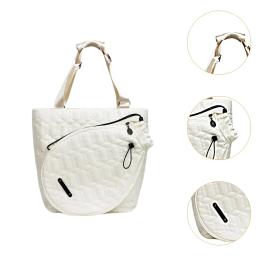 Saco de raquete de tênis decorativo com alças ajustáveis, Pickleball Paddles, 2 raquetes femininas, organizador de esporte ao ar livre - Image 5