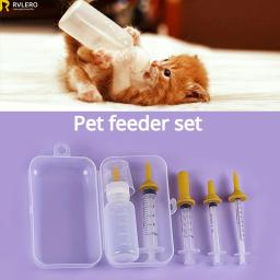 Pet Feeding Device Set, Gato e cão cuidados garrafa, Terno de seringa, Gatinho recém-nascido alimenta mamadeira, Dispositivo de medicação para cachorro - Image 1